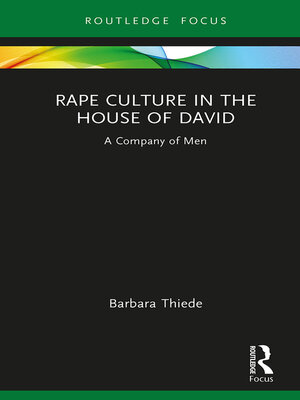 cover image of Rape Culture in the House of David